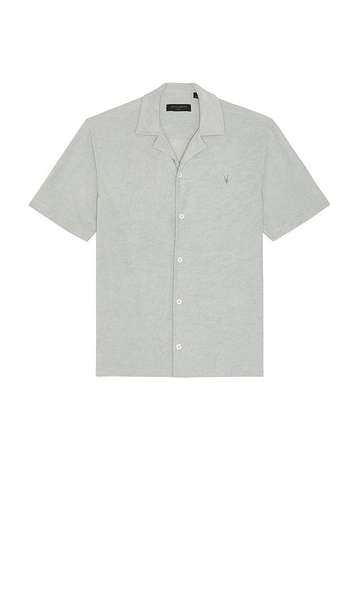 Felix Button Down Shirt in Grey. - size L (also in M, S, XL/1X) - ALLSAINTS - Modalova