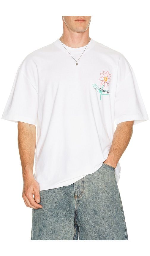 Crayo Short sleeve Crew in Optic White in White. - size L (also in S, XL/1X) - ALLSAINTS - Modalova