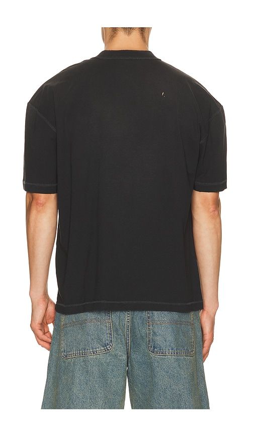 Aeterna Crew Tee in Black. - size L (also in M, XL/1X) - ALLSAINTS - Modalova