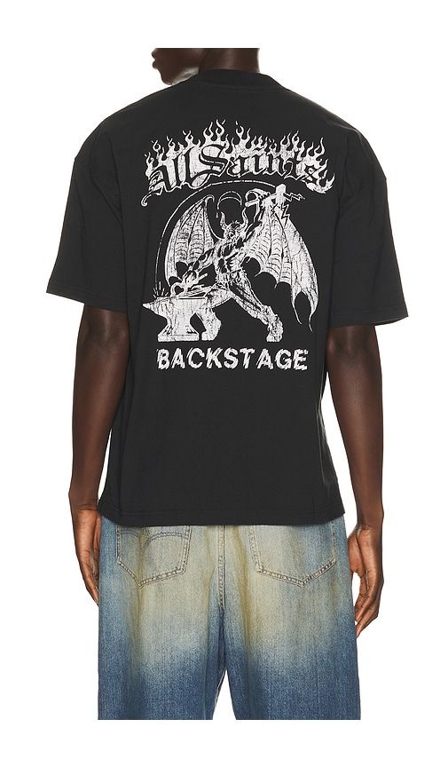 Repeat Short Sleeve Tee in Black. - size L (also in M, S, XL/1X) - ALLSAINTS - Modalova