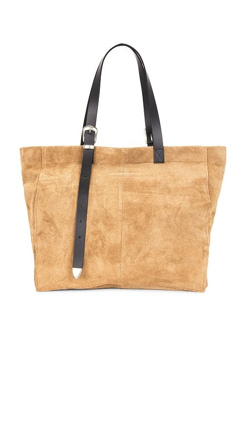 Haven Suede Tote in Brown - ALLSAINTS - Modalova
