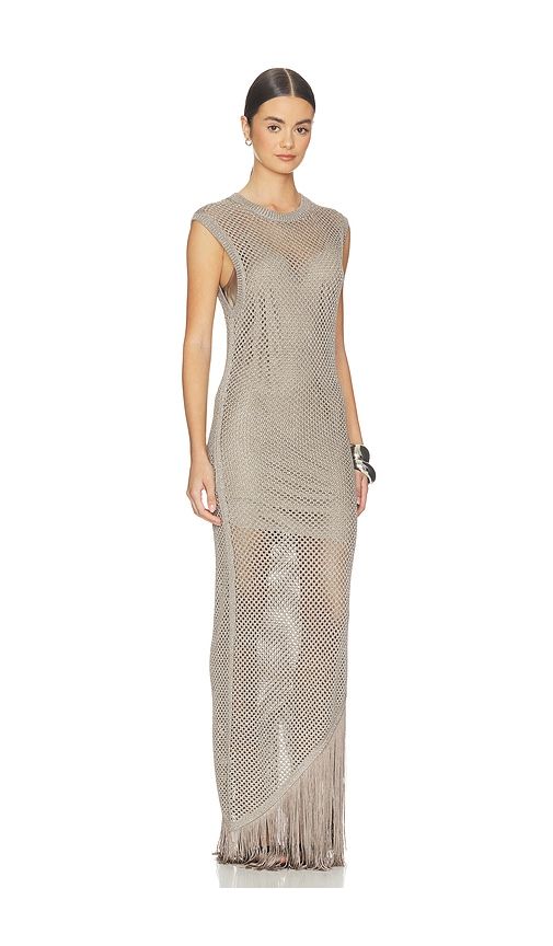 Jessie Dress in Metallic Silver. - size M (also in S, XS) - ALLSAINTS - Modalova
