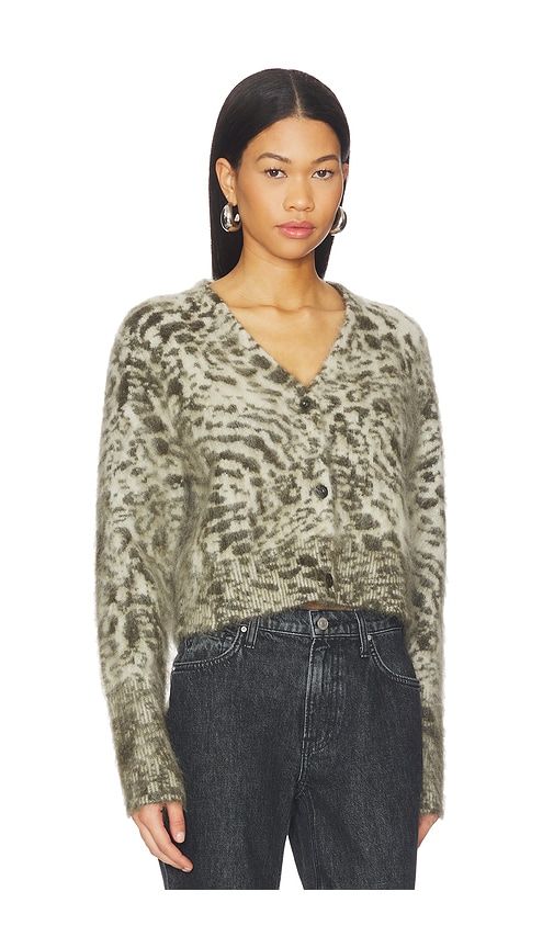 Wick Amur Cardigan in Light Grey,Dark . - size L (also in M, S) - ALLSAINTS - Modalova