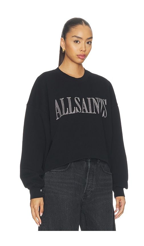 Dash Lila Sweatshirt in Black. - size M (also in S, XS) - ALLSAINTS - Modalova