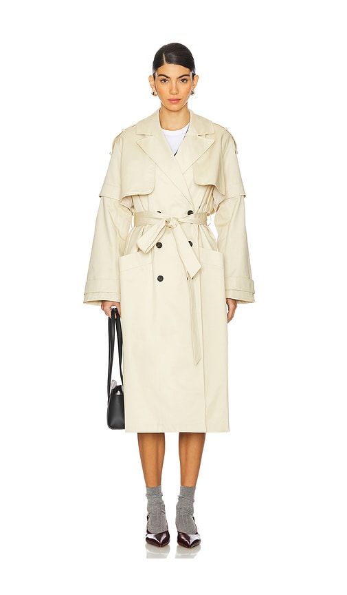Clyde Trench in White. - size 10 (also in 12) - ALLSAINTS - Modalova