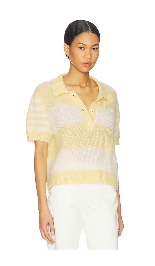 Clem Polo Tee in Lemon. - size L (also in M, S, XS) - ALLSAINTS - Modalova