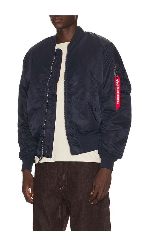 MA-1 Heritage Fit Flight Jacket in Teal. - size S (also in M, L, XL/1X, XXL/2X) - ALPHA INDUSTRIES - Modalova