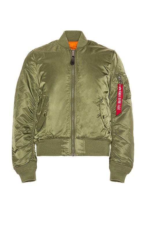 MA-1 Slim Fit in Green. - size S (also in XL/1X, XXL/2X) - ALPHA INDUSTRIES - Modalova