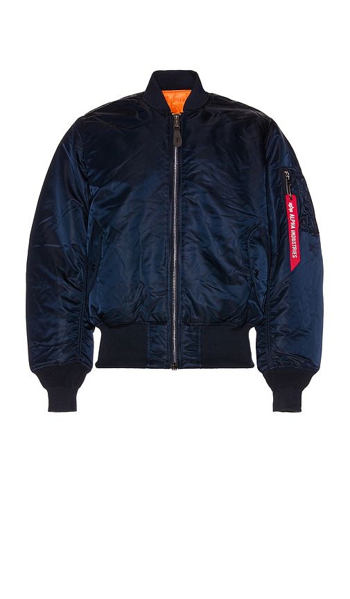 MA-1 Bomber Jacket in Blue. - size L (also in M, XL/1X, XS) - ALPHA INDUSTRIES - Modalova