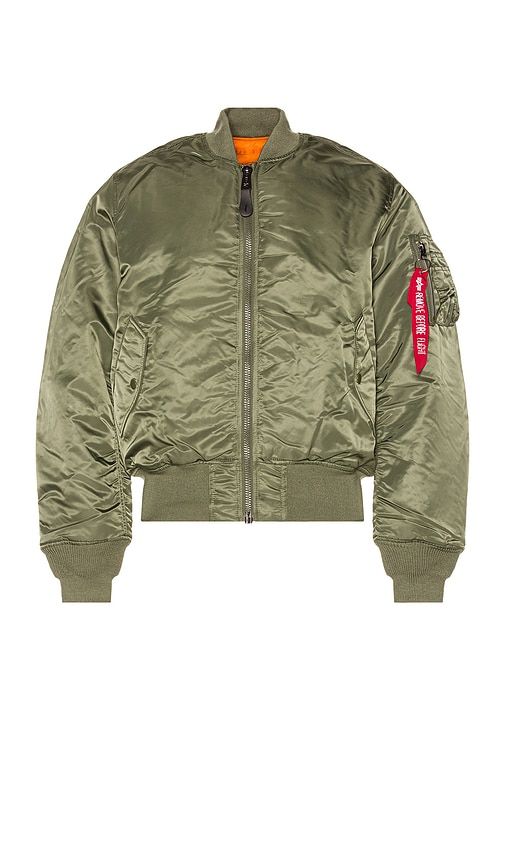 MA-1 Bomber Jacket in Green. - size L (also in M, S) - ALPHA INDUSTRIES - Modalova