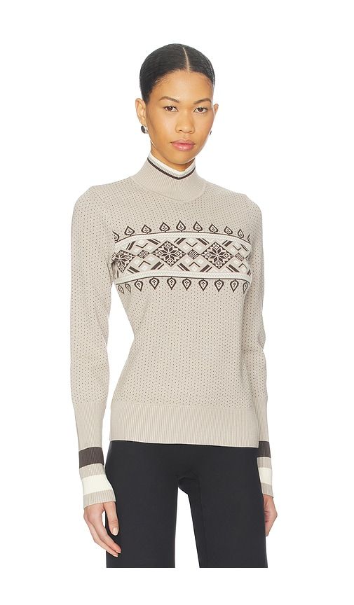 Holly Mock Neck Sweater in Taupe. - size L (also in M, S) - Alp N Rock - Modalova