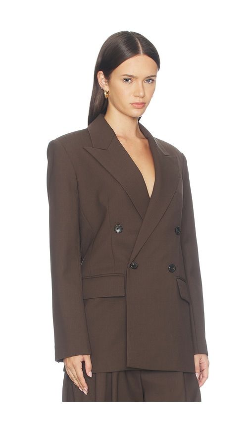 Calla Jacket in Brown. - size 0 (also in 2, 4, 6, 8, 10) - A.L.C. - Modalova