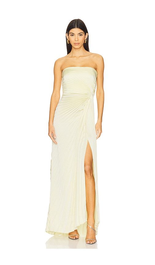 Layla Gown in Lemon. - size 0 (also in 10, 2, 4, 6, 8) - A.L.C. - Modalova