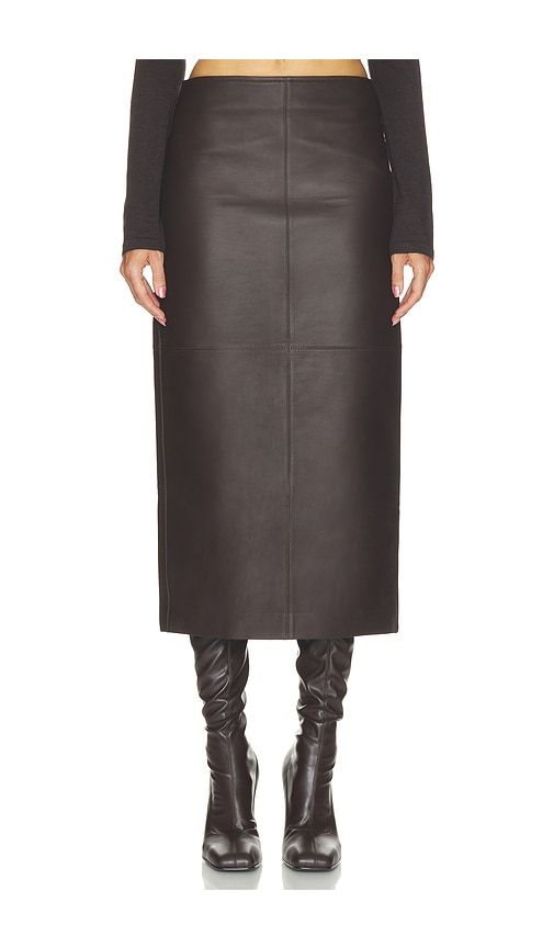 Marta Skirt in Chocolate. - size 0 (also in 10, 12, 2, 4, 6) - A.L.C. - Modalova