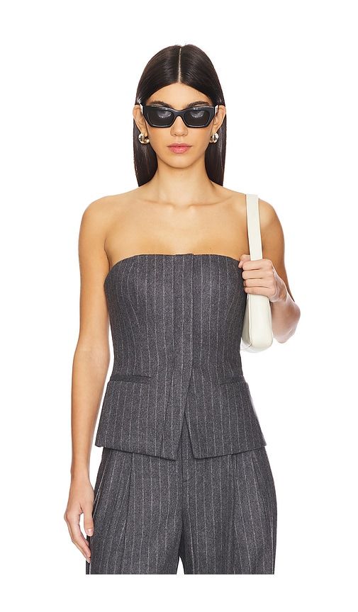 Renee Top in Charcoal. - size 4 (also in 6) - A.L.C. - Modalova