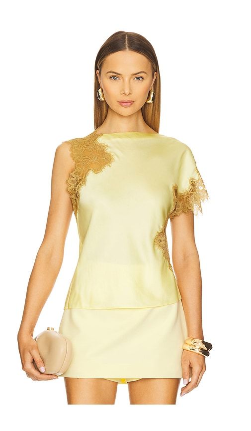 Alessia Top in Lemon. - size 12 (also in 2, 4, 6) - A.L.C. - Modalova