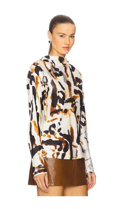 Georgia Top in Cream,Brown. - size 0 (also in 4) - A.L.C. - Modalova