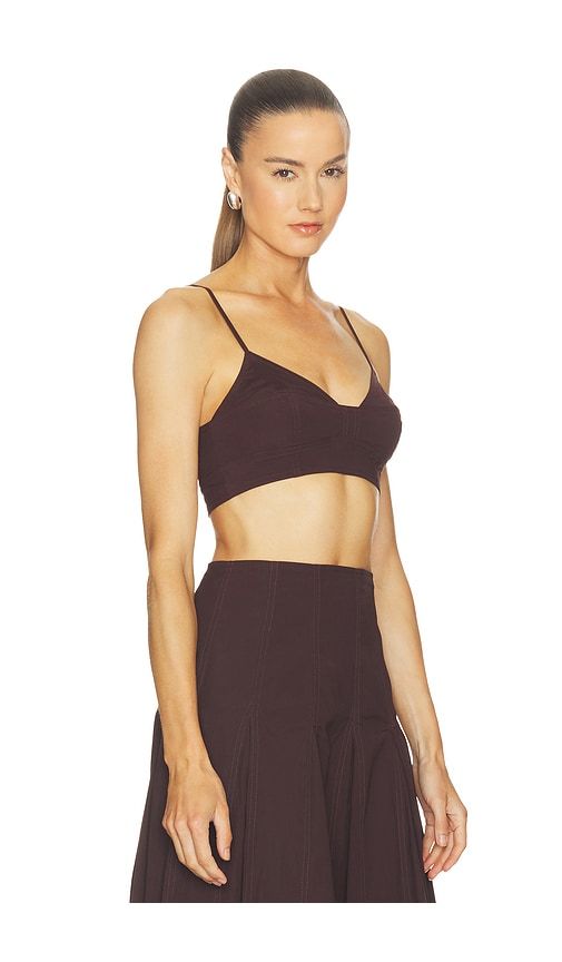Joan Bra Top in Brown. - size 0 (also in 2, 4, 6, 8) - A.L.C. - Modalova