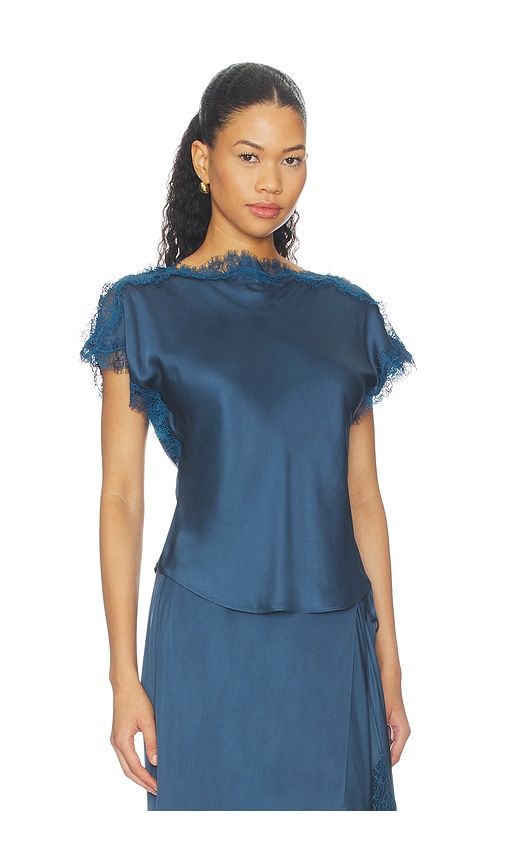 Luna Top in Blue. - size 0 (also in 4, 6) - A.L.C. - Modalova