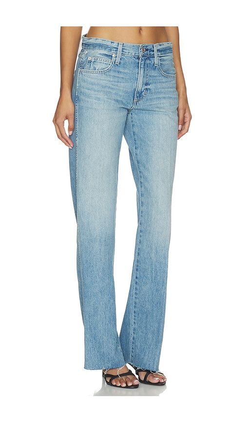Marcenia Wide Leg Jeans in Blue. - size 26 (also in 27, 28, 30, 31, 32) - AMO Denim - Modalova