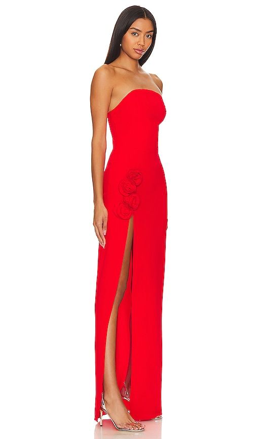 X REVOLVE Wolfe Gown in Red. - size L (also in M, S, XL, XS) - Amanda Uprichard - Modalova