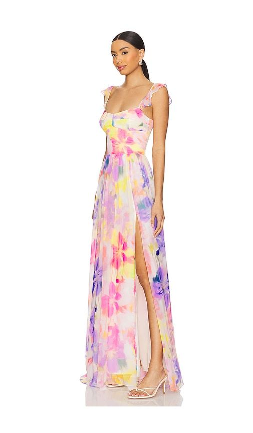 Terrassa Maxi in Pink,Purple. - size S (also in XS) - Amanda Uprichard - Modalova