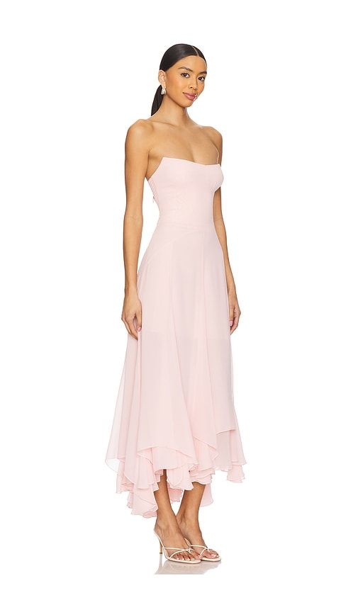 Monterey Dress in Blush. - size L (also in M, S) - Amanda Uprichard - Modalova