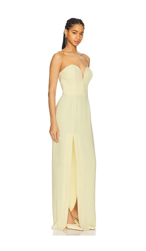 X REVOLVE Cherri Gown in Lemon. - size L (also in M, S, XL) - Amanda Uprichard - Modalova