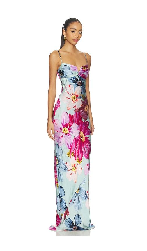 Ira Maxi Dress in Blue. - size M (also in S) - Amanda Uprichard - Modalova