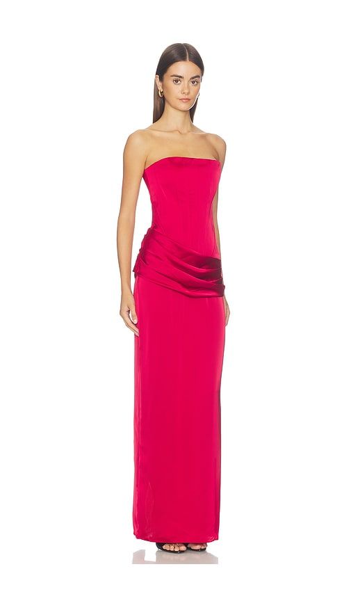 Rue Gown in Red. - size M (also in S, XS) - Amanda Uprichard - Modalova