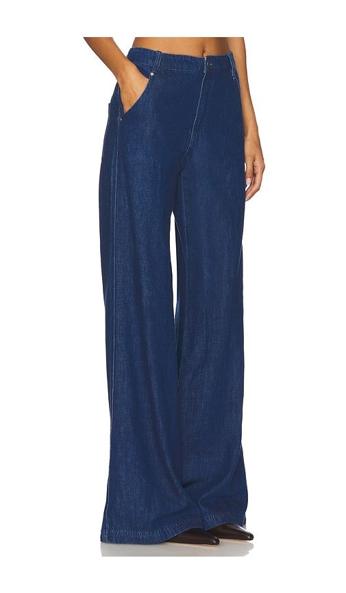 Thalia Pants in Denim-Medium. - size L (also in M, S, XL, XS) - Amanda Uprichard - Modalova