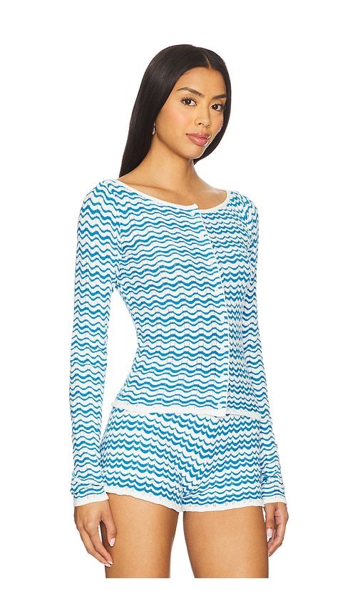 Breezy Cardigan in Blue. - size S (also in XS) - Amanda Uprichard - Modalova