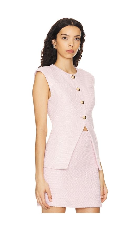 X REVOLVE Hughes Vest in Blush. - size L (also in M) - Amanda Uprichard - Modalova