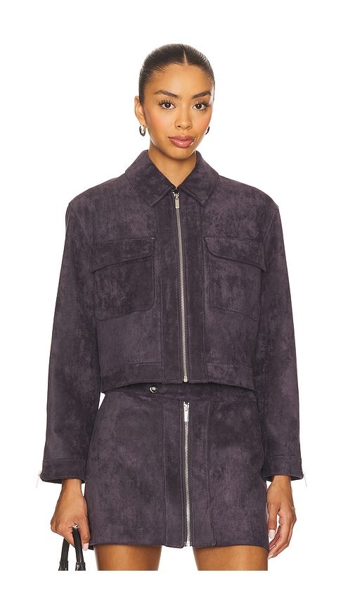 Becker Jacket in Grey. - size L (also in M, S, XS) - Amanda Uprichard - Modalova