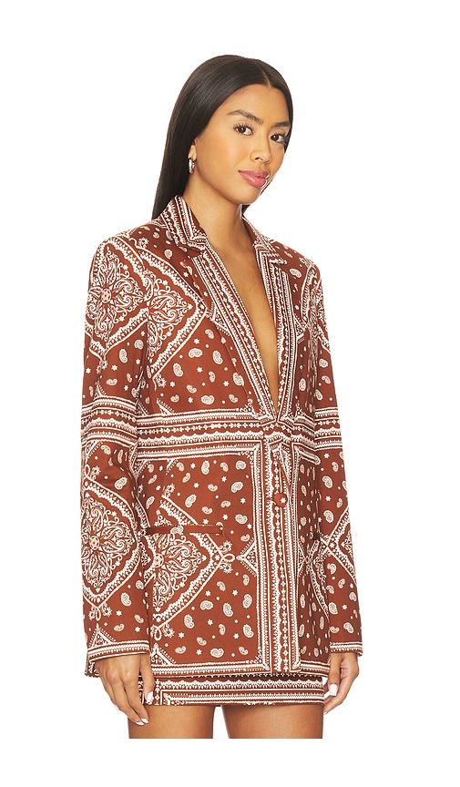 Grady Blazer in Brown. - size L (also in M, S, XS) - Amanda Uprichard - Modalova