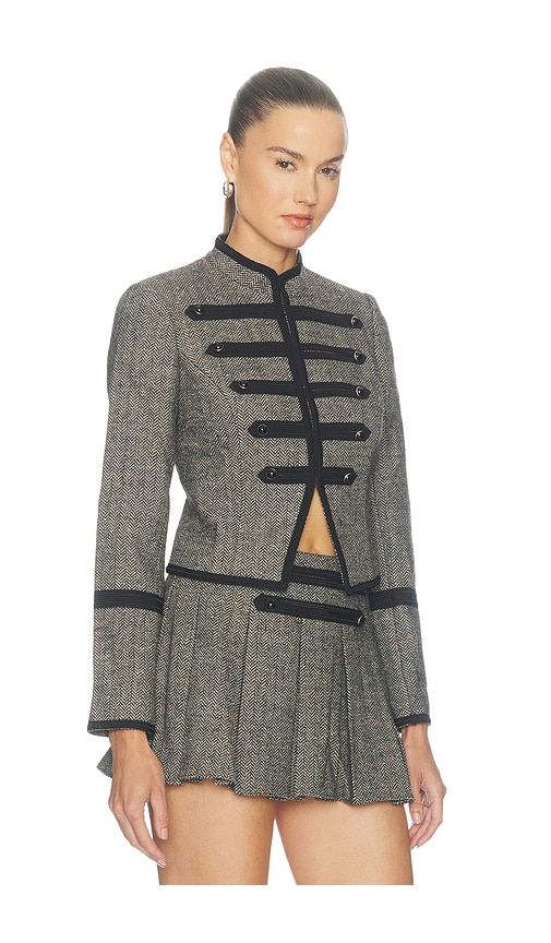 Fiona Jacket in Grey. - size L (also in M, S, XS) - Amanda Uprichard - Modalova