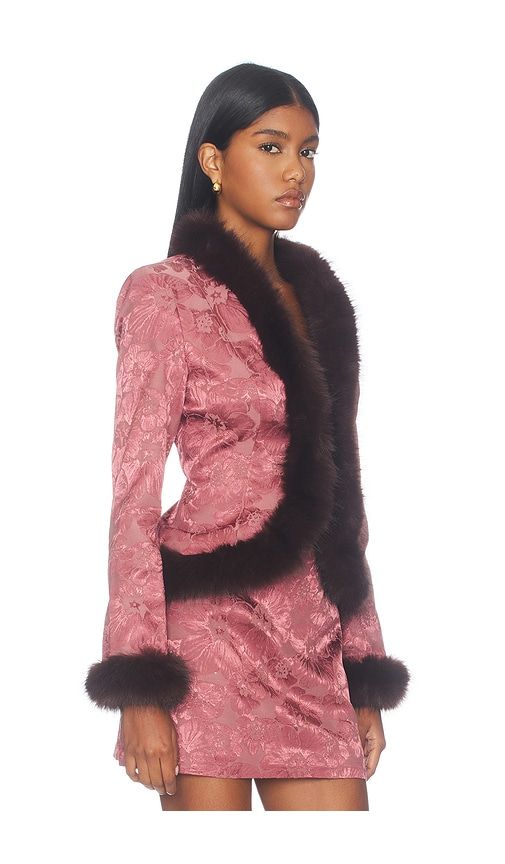 Anya Jacket in Pink. - size M (also in S, XS) - Amanda Uprichard - Modalova