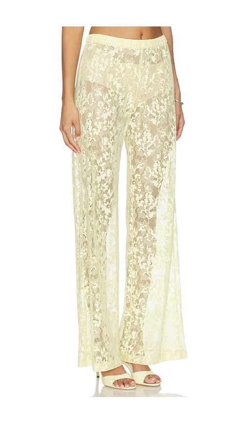 Mariko Pants in Yellow. - size L (also in M, S, XS) - Amanda Uprichard - Modalova