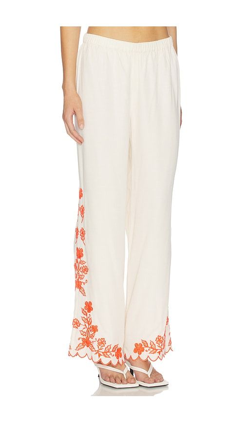 Coraline Pants in Cream,Orange. - size S (also in XS, M, L, XL) - Amanda Uprichard - Modalova