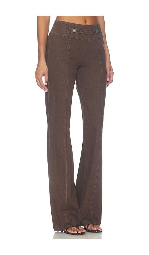 X REVOLVE Regency Pant in Chocolate. - size L (also in M, S, XL, XS) - Amanda Uprichard - Modalova