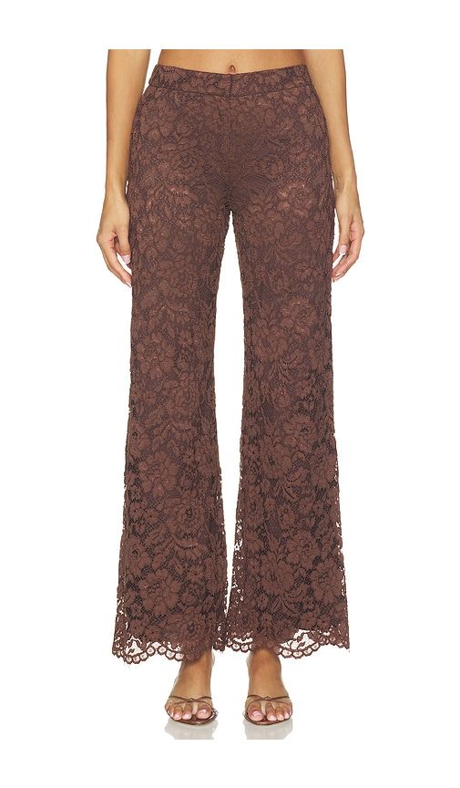 Hathaway Pants in Brown. - size L (also in M, S, XL, XS) - Amanda Uprichard - Modalova