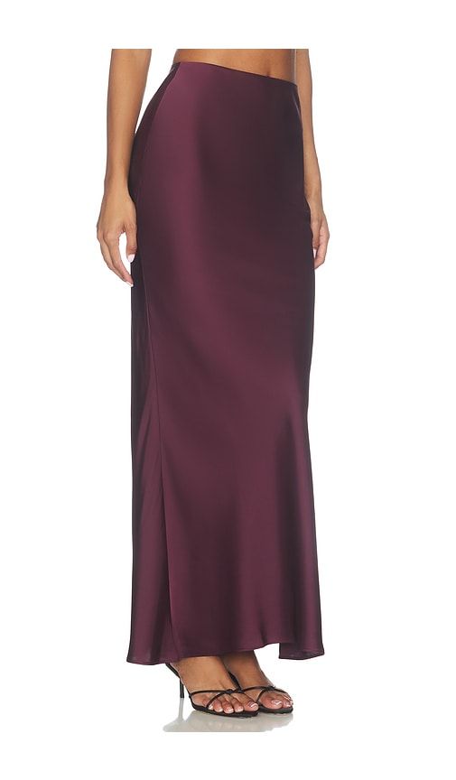 X REVOLVE Maci Maxi Skirt in Burgundy. - size M (also in S) - Amanda Uprichard - Modalova