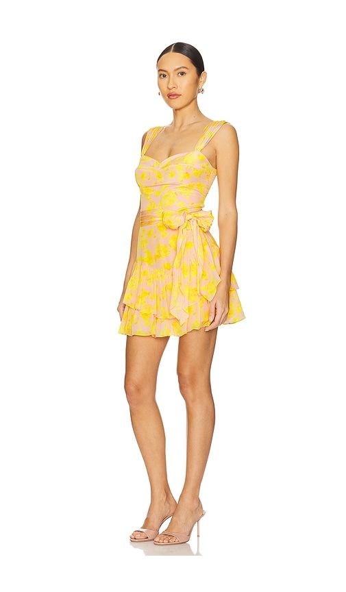 Kendra Skort Romper in Yellow. - size S (also in XS) - Amanda Uprichard - Modalova