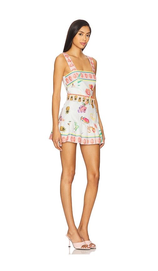 Lena Skort Romper in White. - size L (also in M, S, XL, XS) - Amanda Uprichard - Modalova