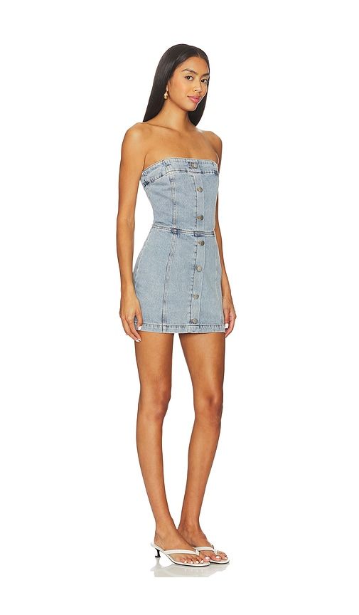 Scorpio Skort Romper in Blue. - size L (also in M) - Amanda Uprichard - Modalova