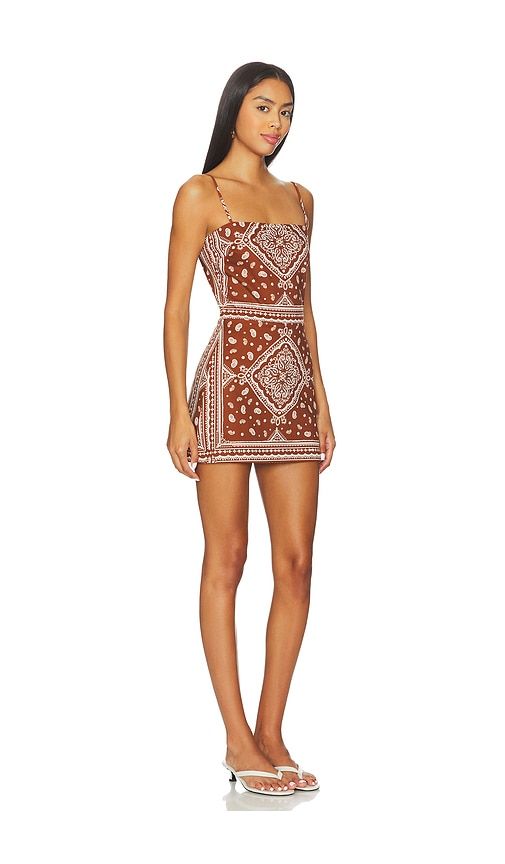 Avani Skort Romper in Brown. - size M (also in XS) - Amanda Uprichard - Modalova