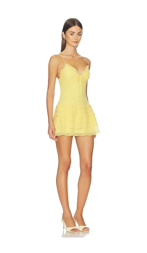 Mirabelle Romper in Yellow. - size L (also in M, S, XL) - Amanda Uprichard - Modalova