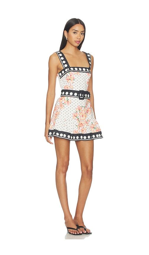 X REVOLVE Lena Skort Romper in Pink,White. - size L (also in M, S, XS) - Amanda Uprichard - Modalova
