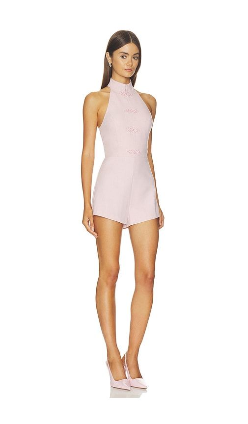 Isola Romper in Pink. - size L (also in M, S, XL, XS) - Amanda Uprichard - Modalova