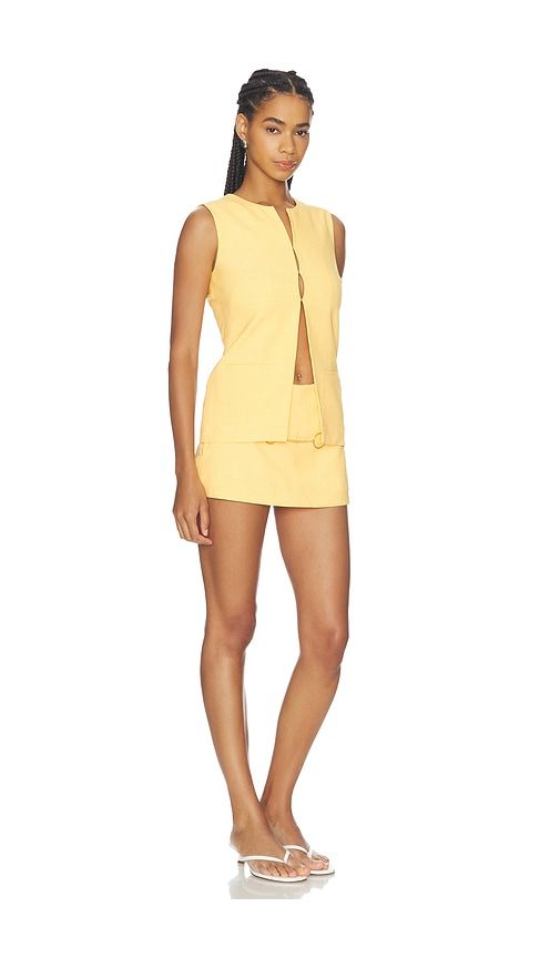 Emsley Romper in Yellow. - size L (also in M, S, XL, XS) - Amanda Uprichard - Modalova